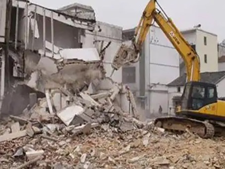 石河镇旧房改造拆除
